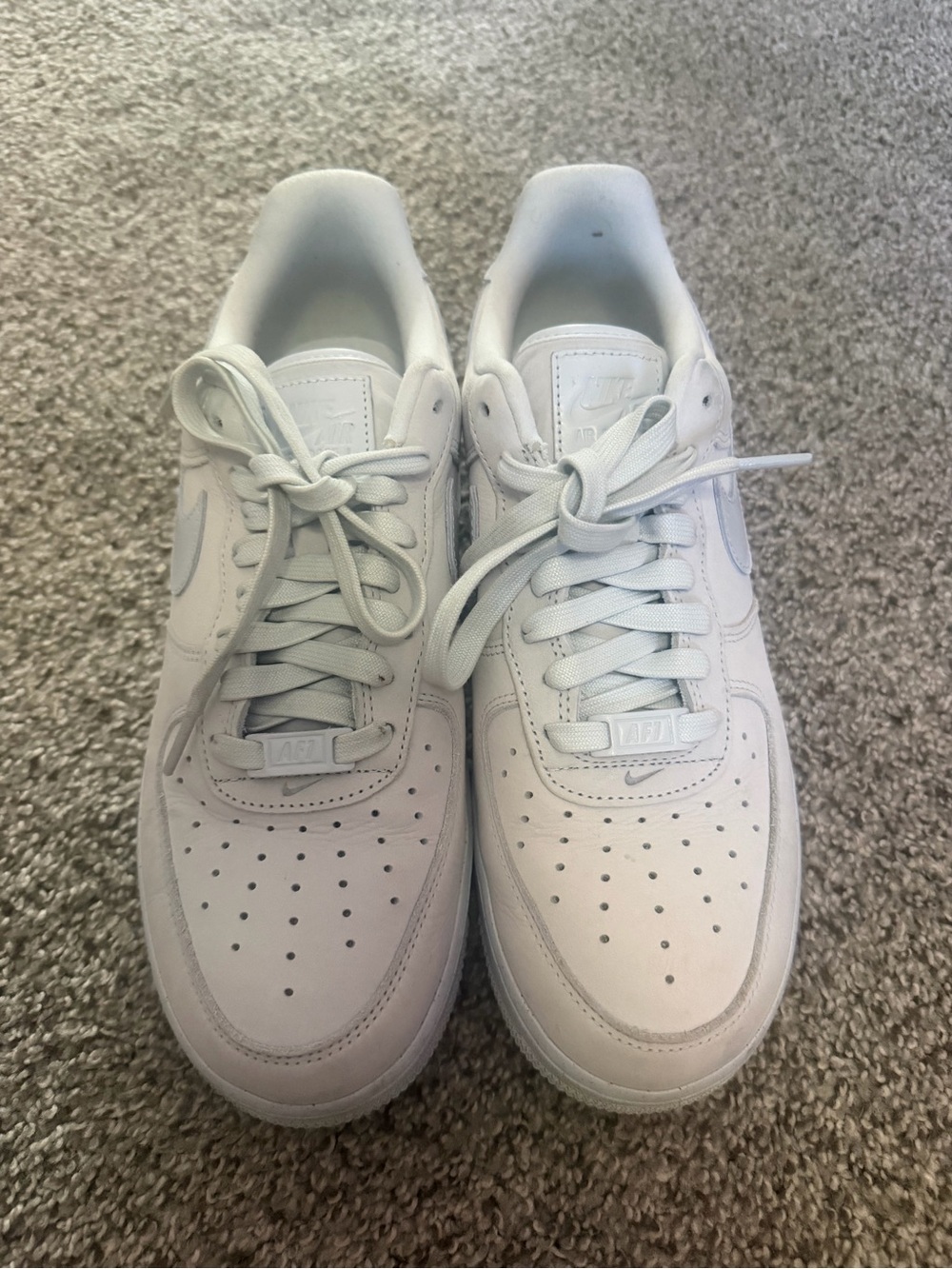 Nike Women’s Air Force 1 ‘07 Prom Low-Top Sneakers - Baby Blue Tint